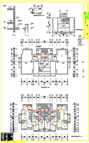 某小区高层住宅楼建筑电气施工设计图_图1