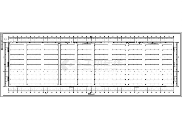 某厂房车间电气钢结构设计施工图纸-图二