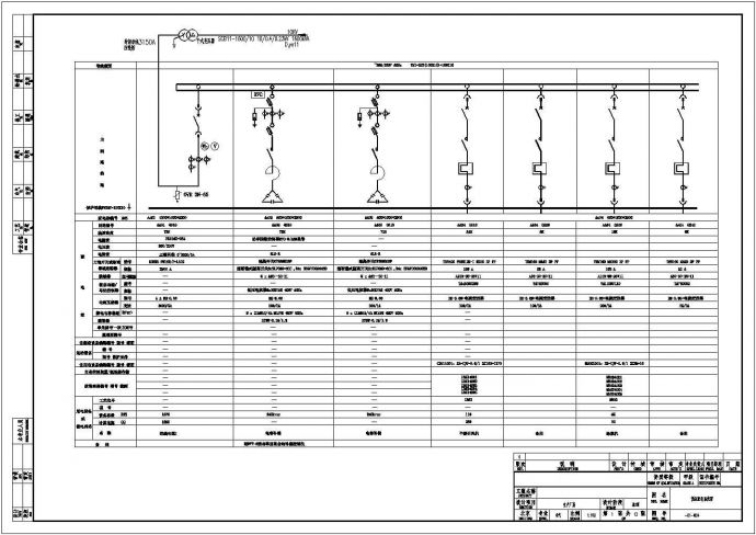 某化肥厂车间配电与电气设备控制原理图_图1
