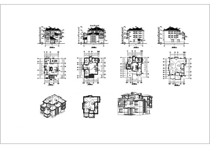 某地五层厂房弱电平面设计图（含建筑图）_图1