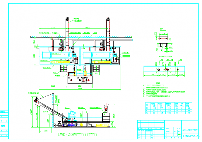 某地区厂房污泥脱水机房间设计施工图_图1