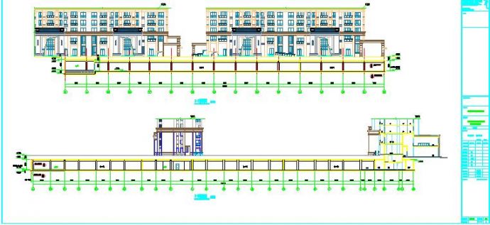 带夹层带地下室框架结构住宅楼施工设计图_图1