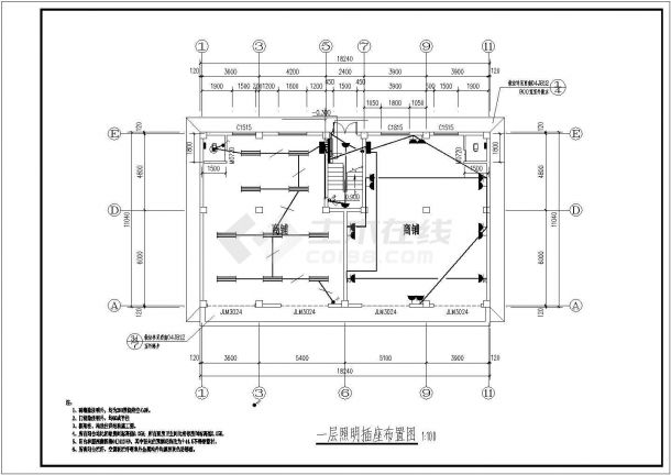 某框架柱、构造柱详结构楼房建筑电气设计图-图一