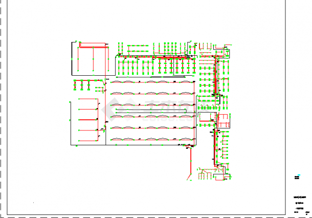某地区一电子厂房电气施工设计图纸-图一