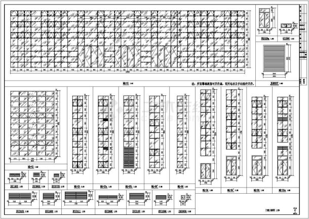 某地文化中心大剧院全套建筑施工图-图二