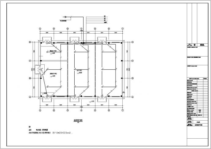 某地区一工厂厂房电气施工设计图纸_图1