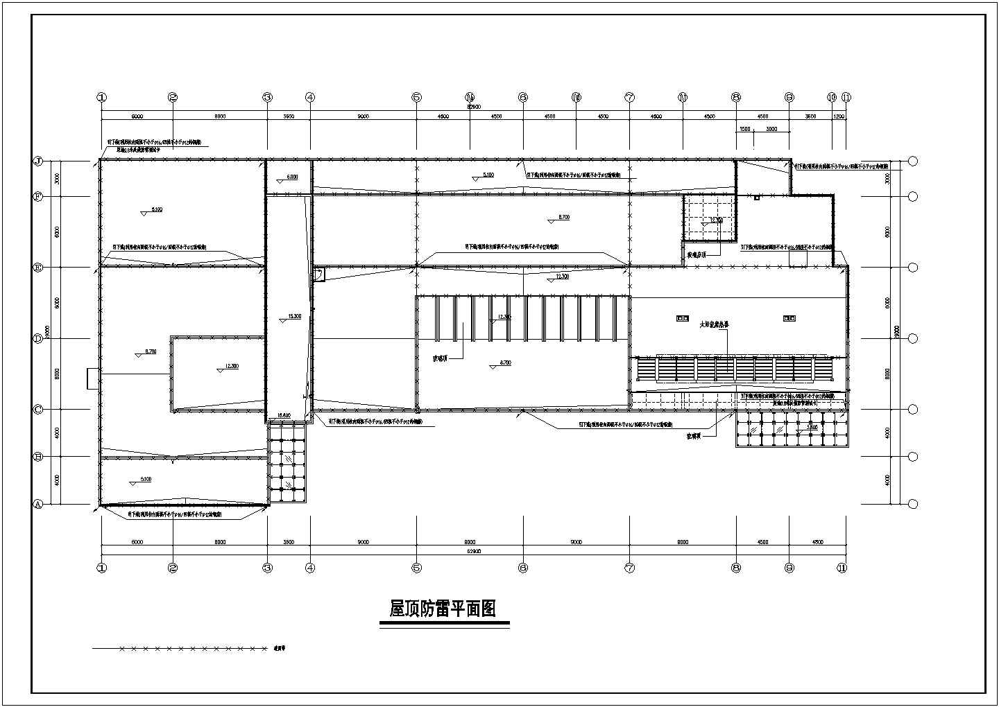 消防站执勤三层办公楼电气系统设计图
