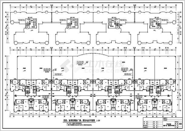 某地区12层商住楼消防设计施工图-图一