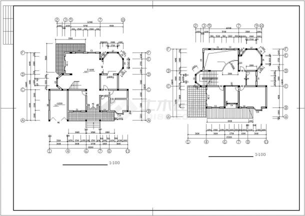 某地大方三层独栋自建房屋建筑设计图-图二
