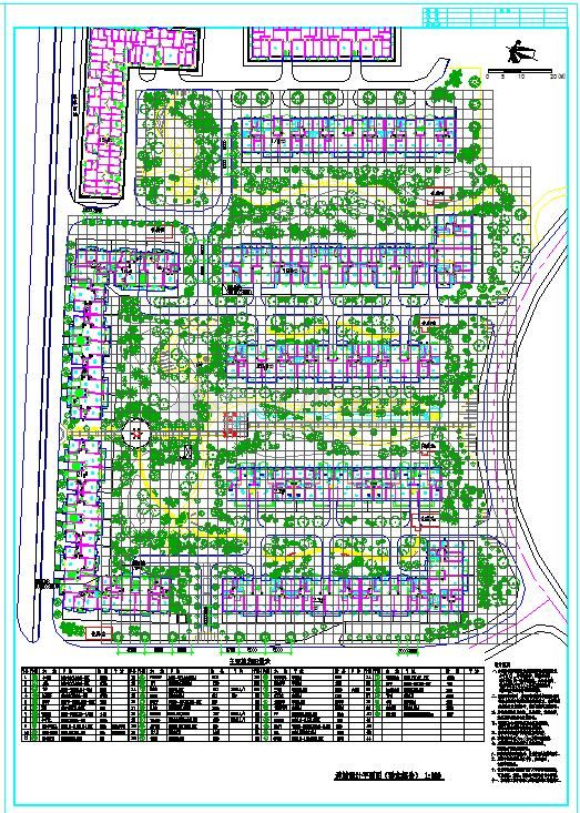 某地金湾二期绿化设计图（共3张）-图二
