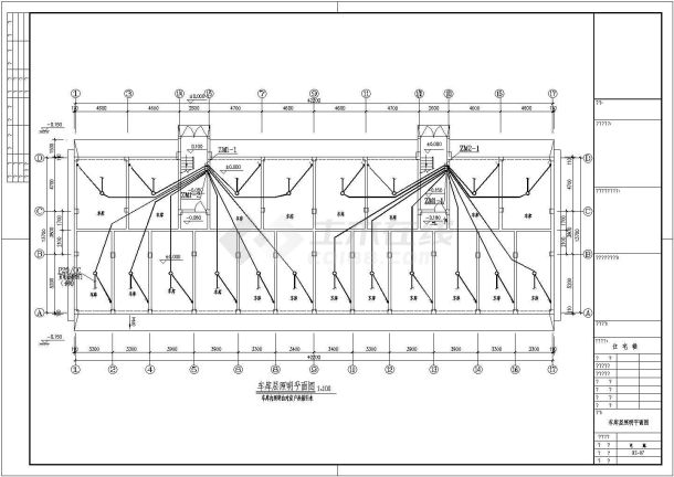 某居住小区多层住宅楼电气设计施工图-图二