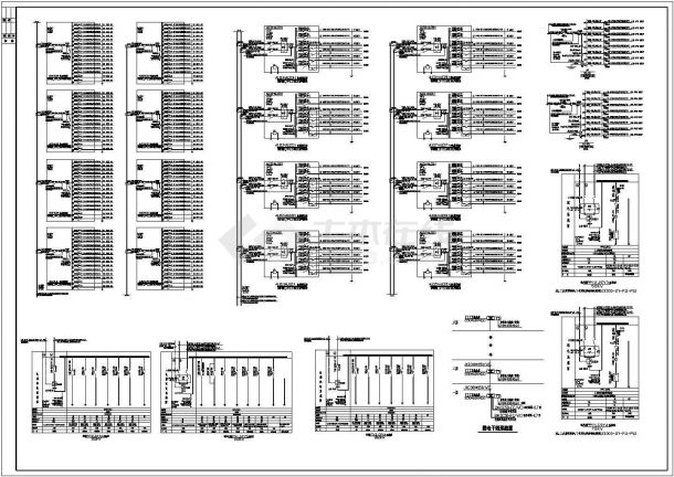 某高层框架结构厂房电气设计施工图-图一