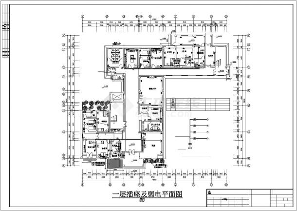 某城市四层医院建筑电气设计施工图-图二