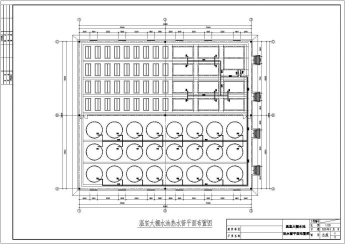 某温室大棚电气设备平面设计施工图纸_图1