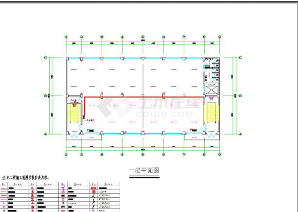 四层厂房配电工程设计施工图（全套）-图二