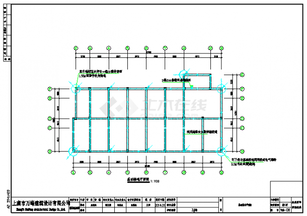 五层厂房框架结构公寓电气设计图（含设计说明）-图一