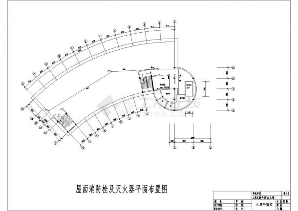 某地区七层酒店消防全套设计施工图纸-图二