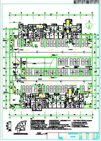 某住宅小区二期建筑结构施工图-图一