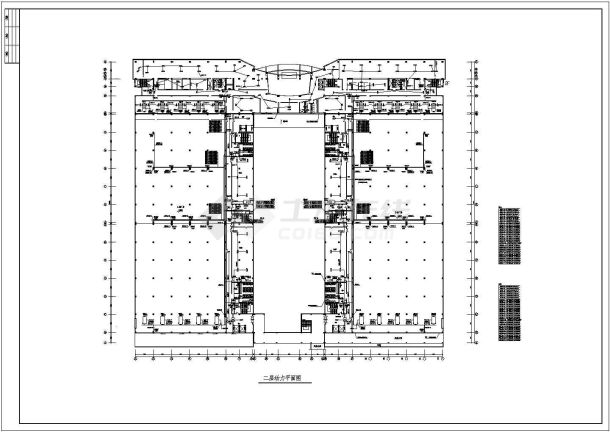 某地四层工业厂房电气动力施工设计图-图二
