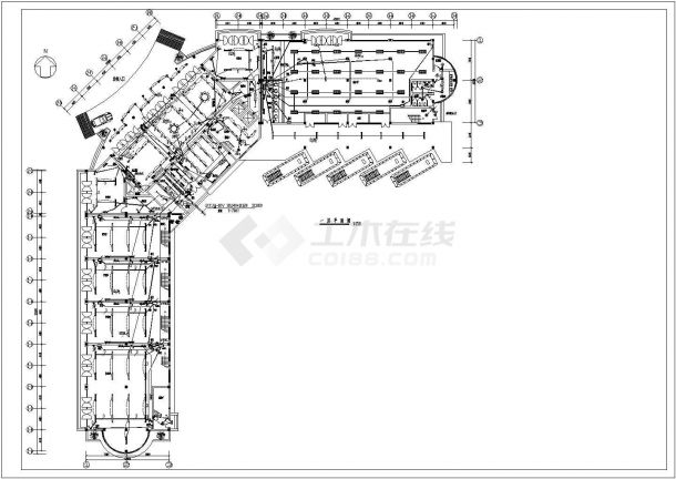 某地十层交通大厦楼电气设计施工图-图一