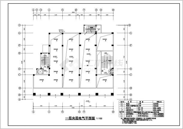 某地区七层综合楼电气施工图（全套）-图二