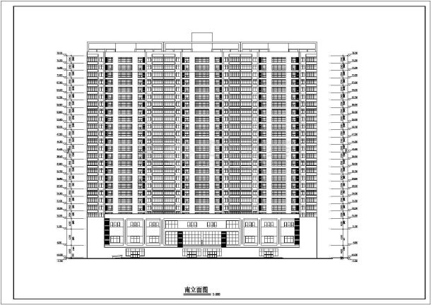 某地地上28层，地下一层局部框支建筑结构图-图一