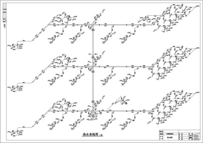 某地区医院病房楼给排水设计施工图_图1