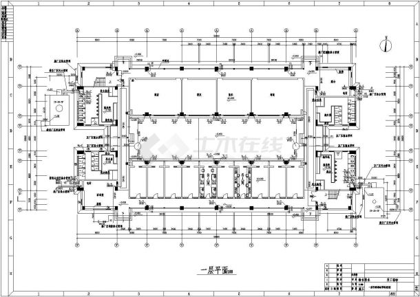 某地区员工宿舍给排水设计施工图纸-图一