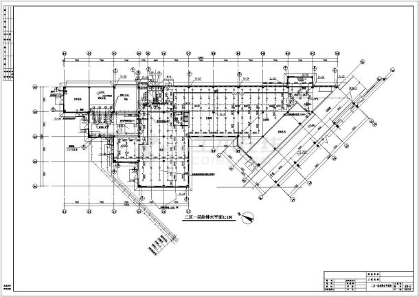 某地区高层综合办公楼给排水设计施工图-图二