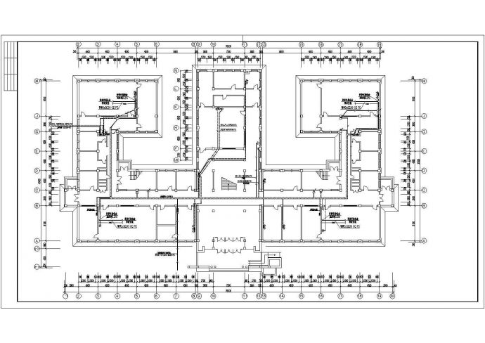 某城市五层教学楼全套电气设计施工图_图1