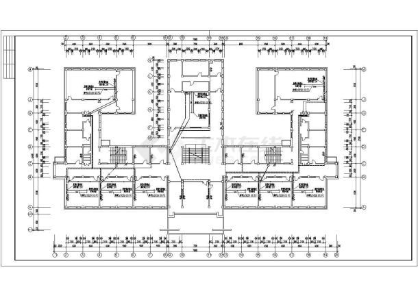 某城市五层教学楼全套电气设计施工图-图二