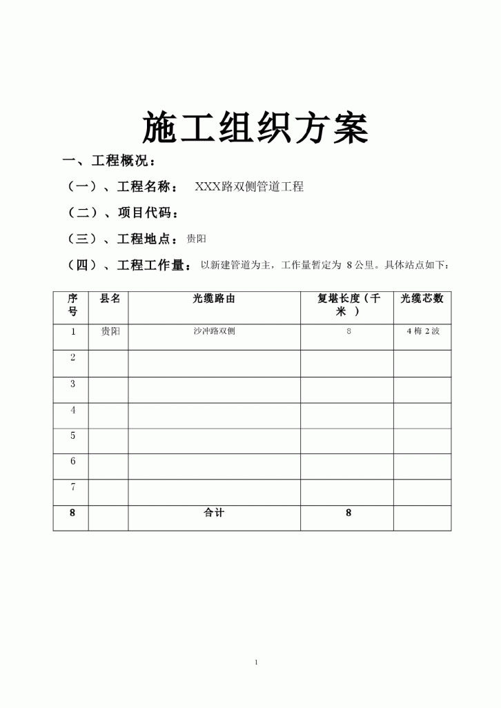 通信工程管道施工组织设计-图二