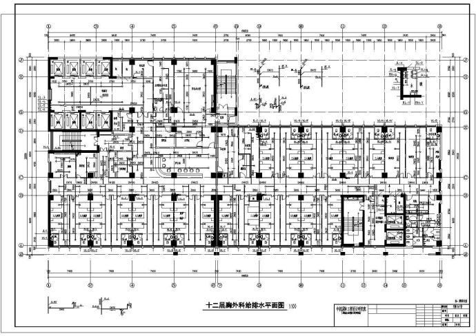 高层医院给排水全套平面设计施工图纸_图1