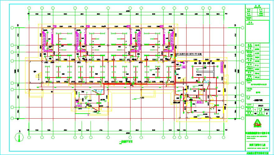 某地三层框架结构幼儿园电气系统设计图