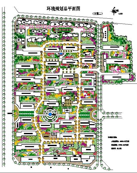 某小区住宅楼园林景观设计规划详图-图一