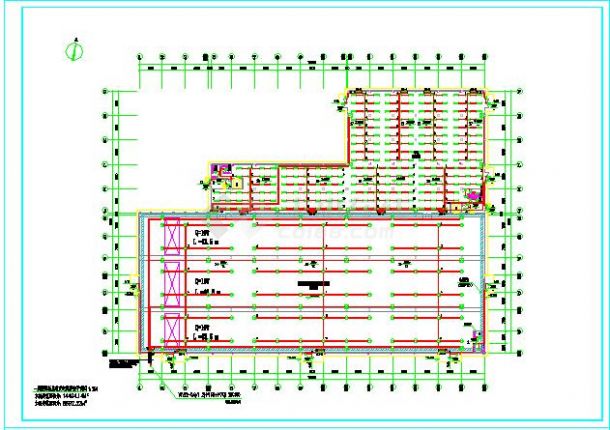 工业厂房轻钢结构建筑电气设计施工图-图一