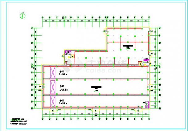 工业厂房轻钢结构建筑电气设计施工图-图二