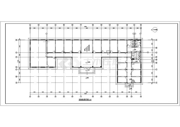 二层办公室砖混结构室内给排水及消防系统设计图-图一