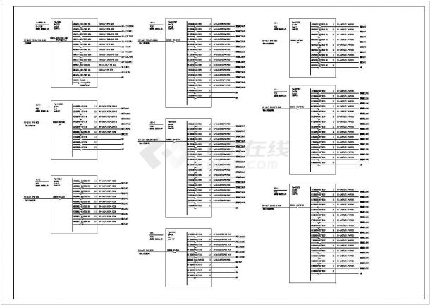 某地六层框架结构厂房办公楼电气系统设计图（共14张）-图二