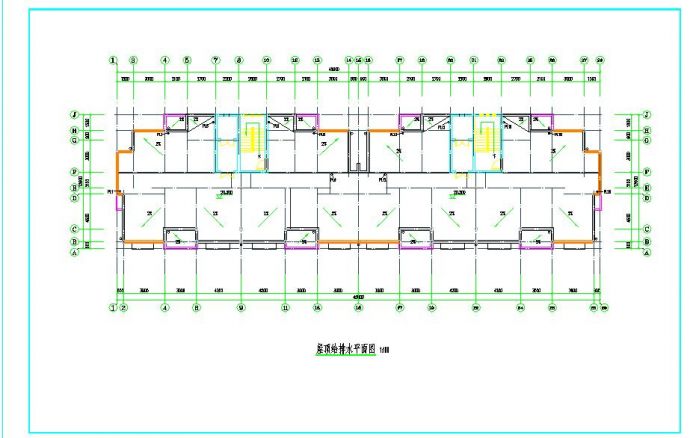 7层住宅加地下室给排水施设计图纸_图1