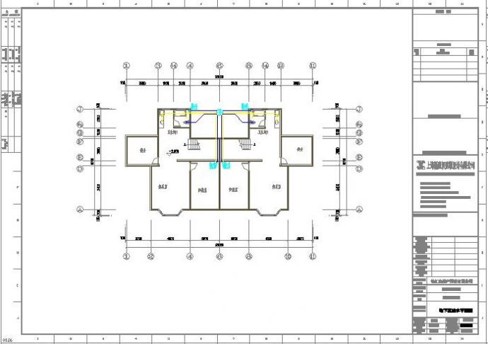全套三层别墅给排水设计施工系统图_图1