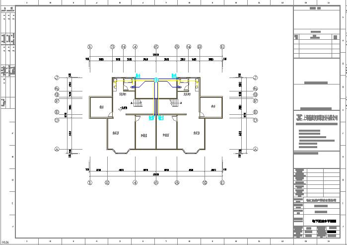 全套三层别墅给排水设计施工系统图