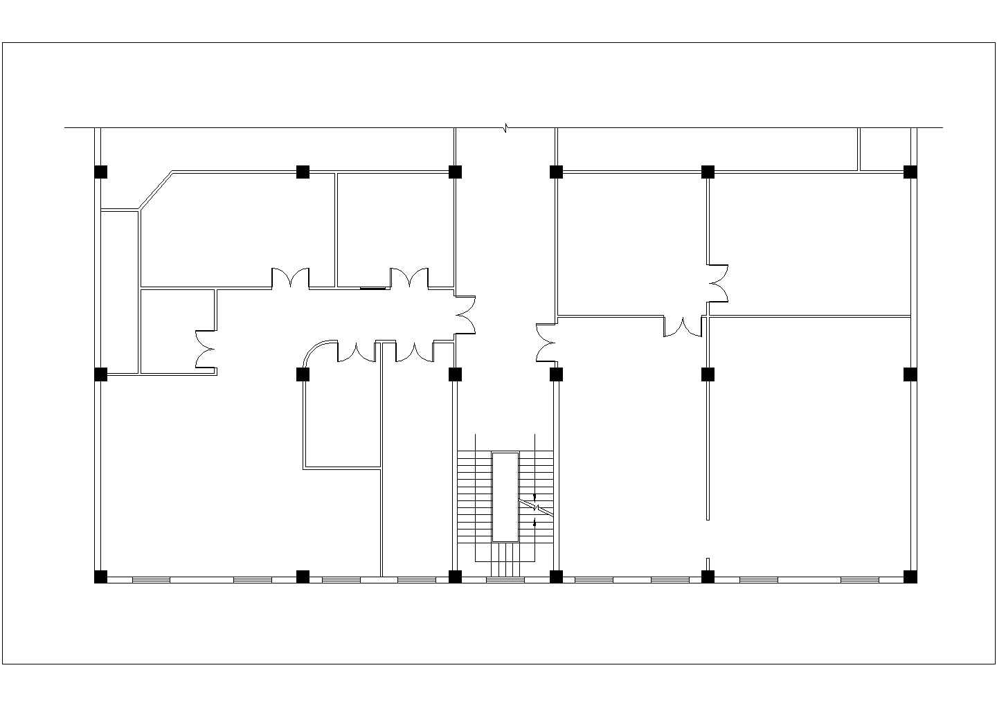 轻钢龙骨纸面石膏板隔墙建筑结构图纸