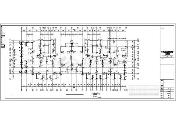 34层剪力墙结构住宅施工设计图纸-图一