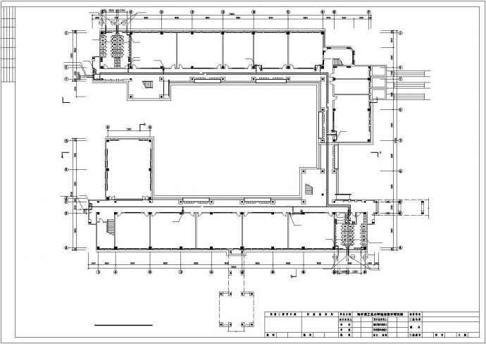全套四层教学楼给排水施工设计系统图_图1