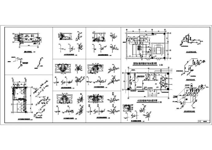 某地多层宾馆全套给排水设计施工图_图1