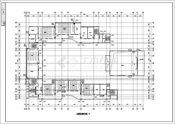 某五层中学综合楼框架结构给排水设计图-图二