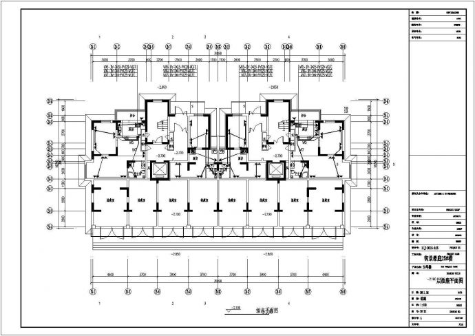 小高层住宅楼剪力墙结构电气系统施工图_图1