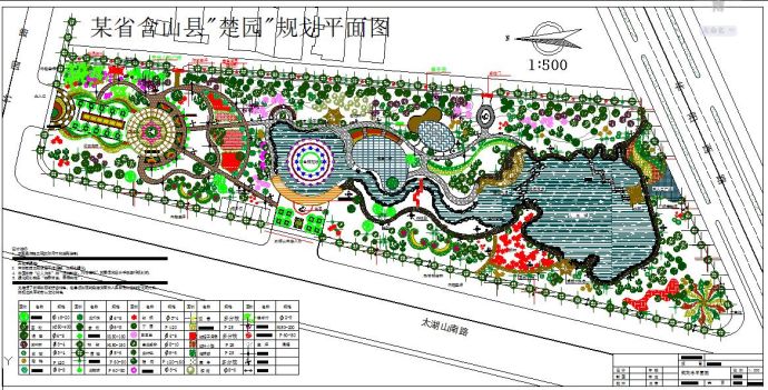 某地生态农庄景观总平面图_图1