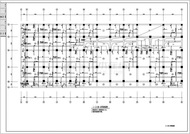 某城市商住楼底框架结构设计施工图-图二
